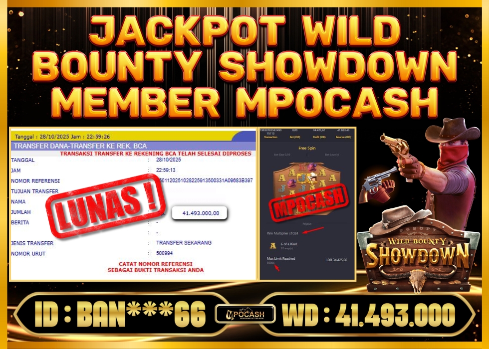 MPOCASH JACKPOT WILD BOUNTY SHOWDOWN